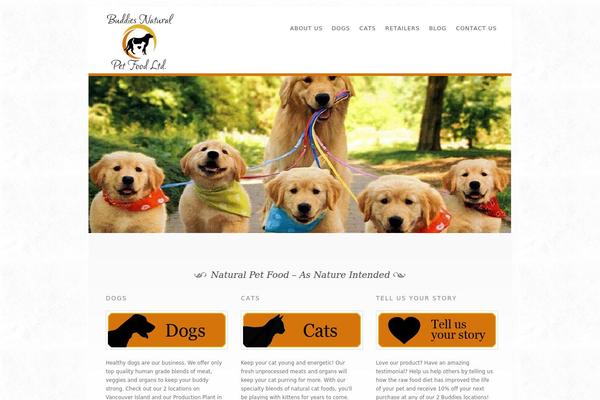 Dandelion theme site design template sample