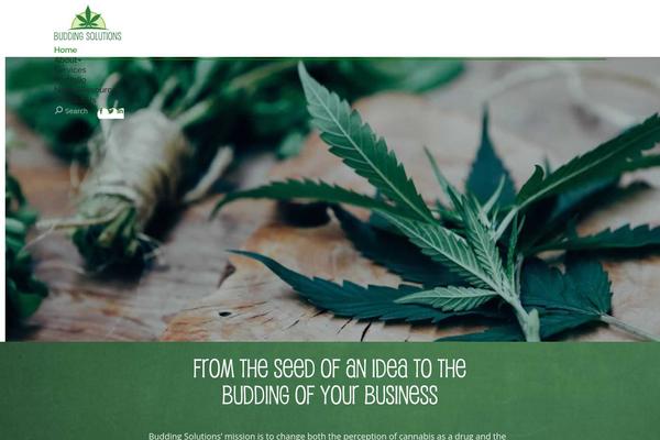 The7 Child theme site design template sample
