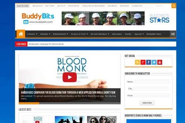 BoomBox theme site design template sample