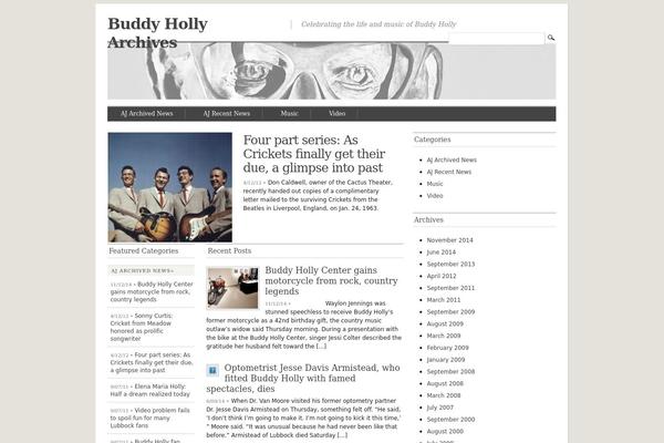 Mimbo theme site design template sample