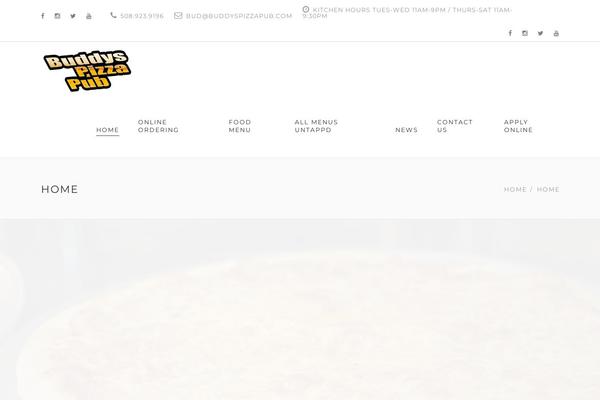 Mega theme site design template sample