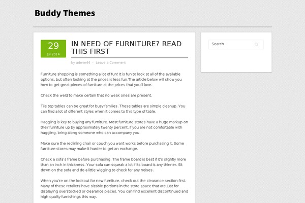Contango theme site design template sample