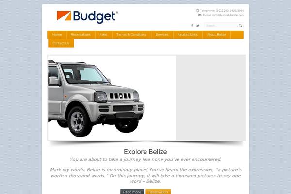 Aqua theme site design template sample