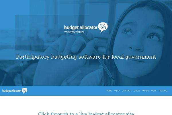 budgetallocator.com site used Granicus