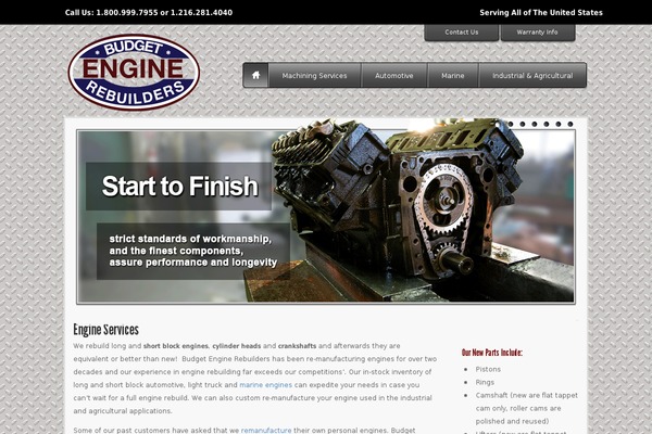 budgetenginerebuilders.com site used Options