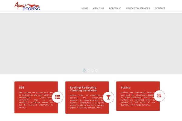 budhiasteel.com site used Apna-roofing