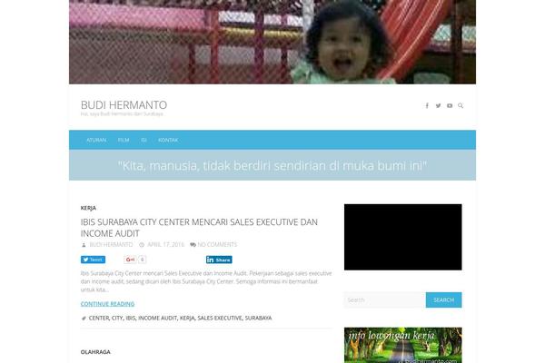 Ultimate theme site design template sample