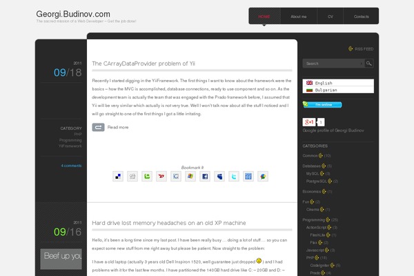 monochrome theme site design template sample