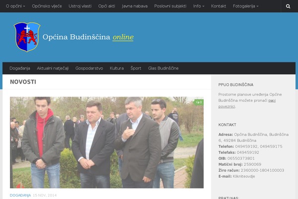 budinscina.hr site used Huemanchild