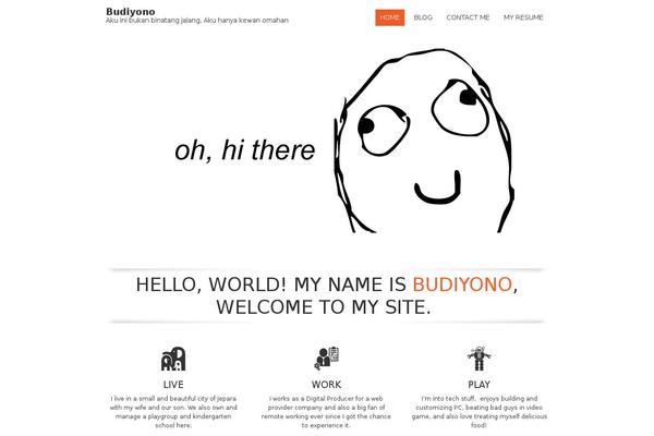 Fruitful theme site design template sample