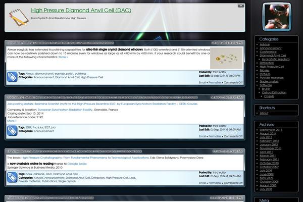 Inanis Glass theme site design template sample
