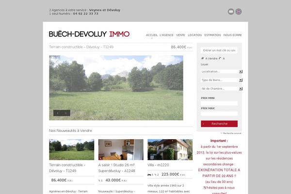 deCorum theme site design template sample