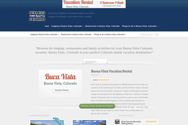 InReview theme site design template sample
