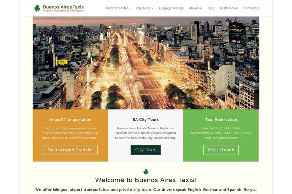 buenosairestaxis.com site used Divi Child
