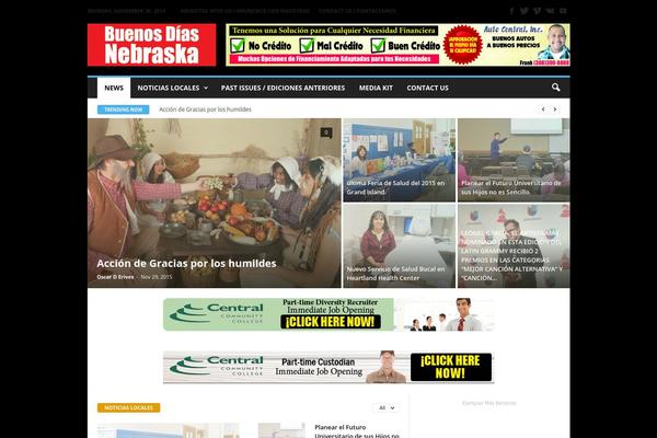NewsMag theme site design template sample