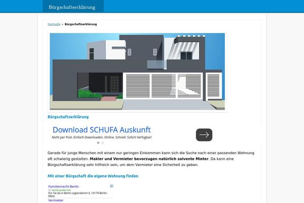 buergschaftserklaerung.com site used Html5press