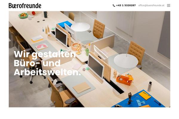 Palladio theme site design template sample