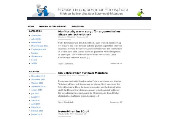 Cutline 3 Column Split theme site design template sample