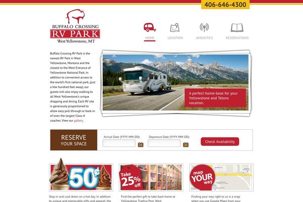 Buffalo theme site design template sample