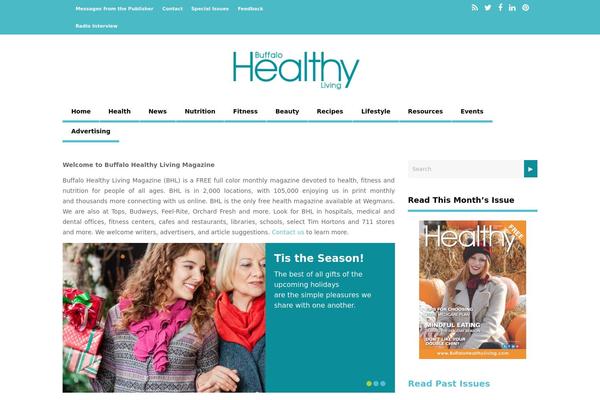 The Gossip theme site design template sample