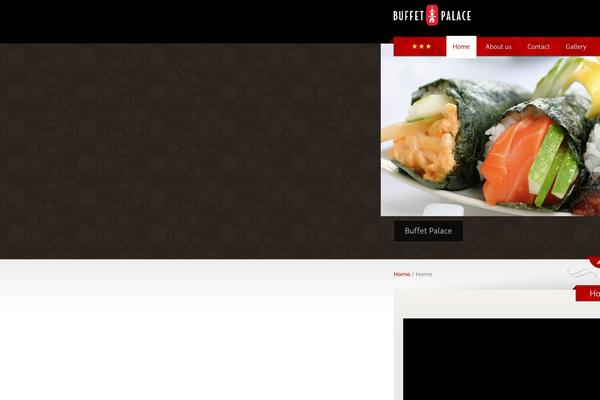 The Restaurant theme site design template sample