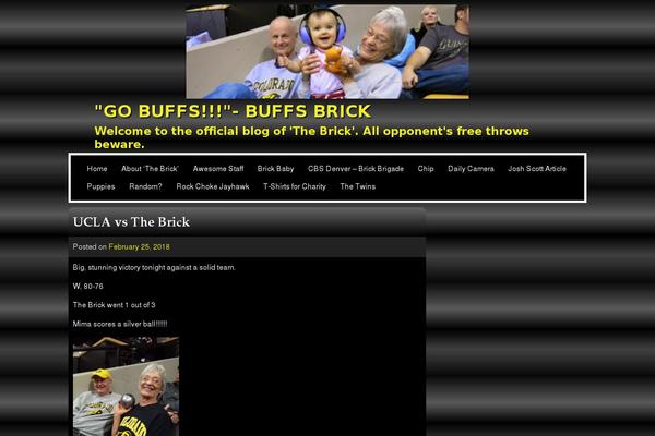 BW theme site design template sample