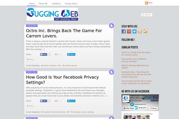 Grido theme site design template sample