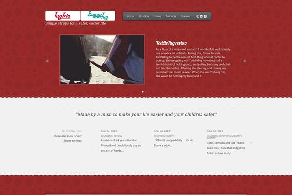 Feather theme site design template sample