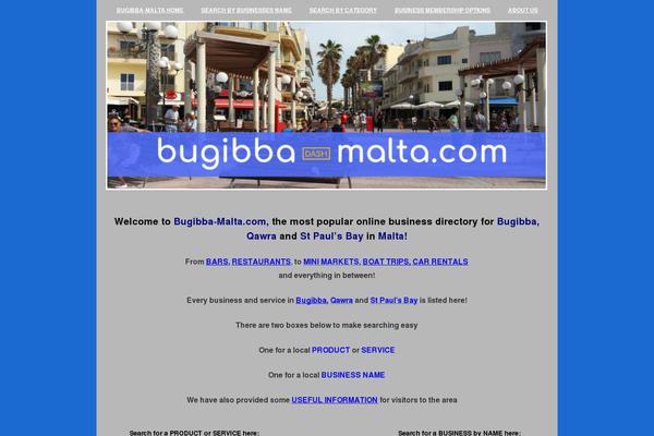 Bm theme site design template sample
