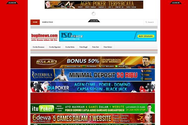 Newswire theme site design template sample