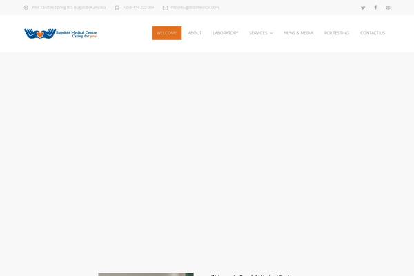 Medicenter-child theme site design template sample
