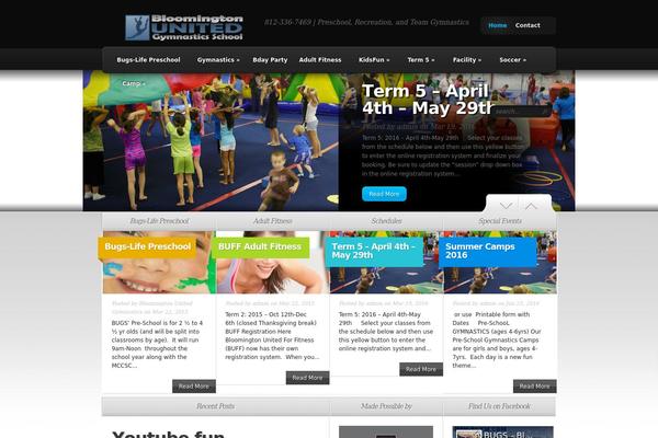 TheSource theme site design template sample
