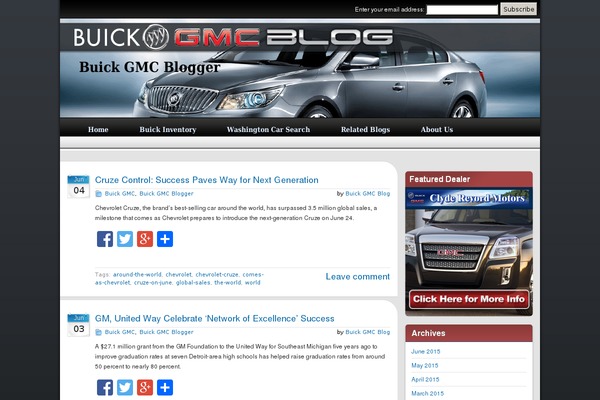 Site using AddToAny Share Buttons plugin