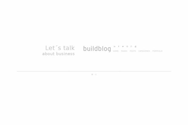 Blg theme site design template sample