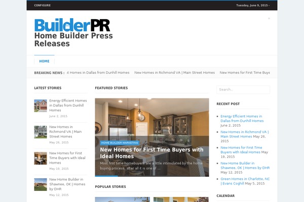 Hotnews theme site design template sample