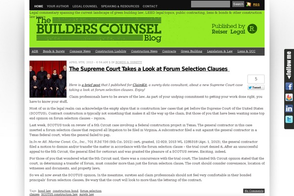 builderscounsel.com site used Vina