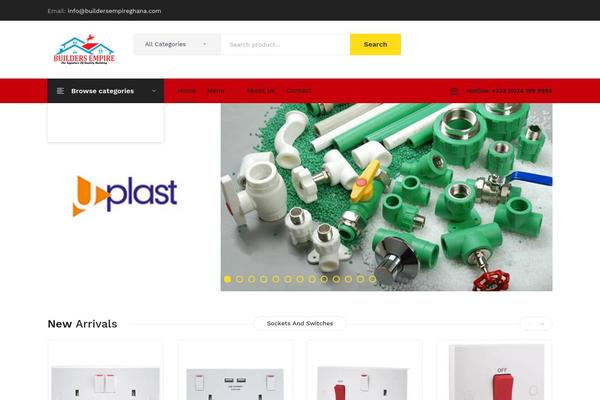 Sinrato theme site design template sample