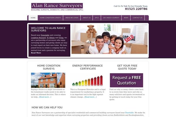 Enterprise theme site design template sample