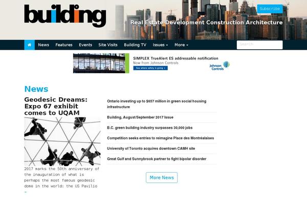 building.ca site used Strappress