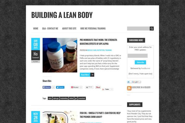 BoldR Lite theme site design template sample