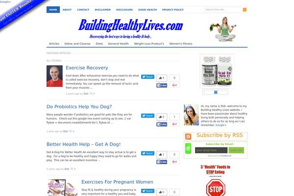 Freshlife theme site design template sample