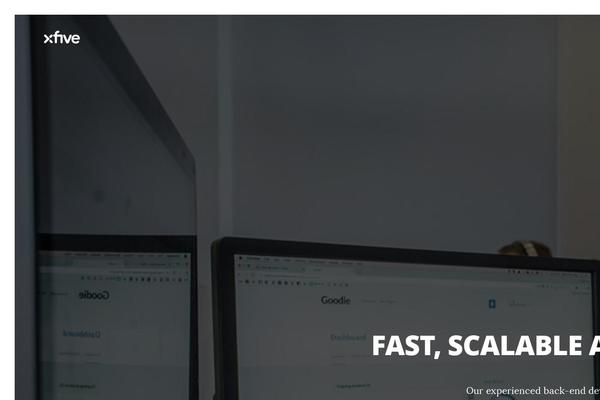 buildingwebapps.com site used Xfive