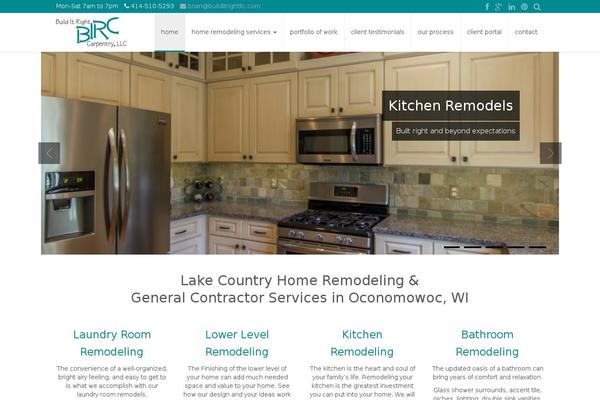 Fade theme site design template sample