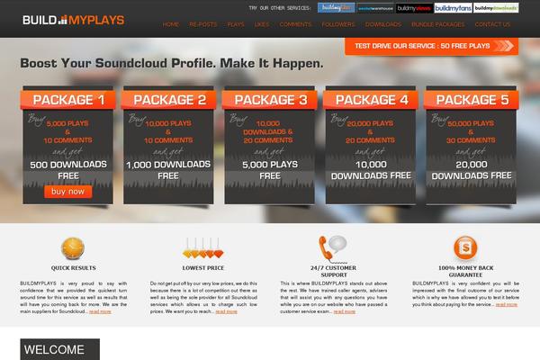 buildmyplays theme websites examples