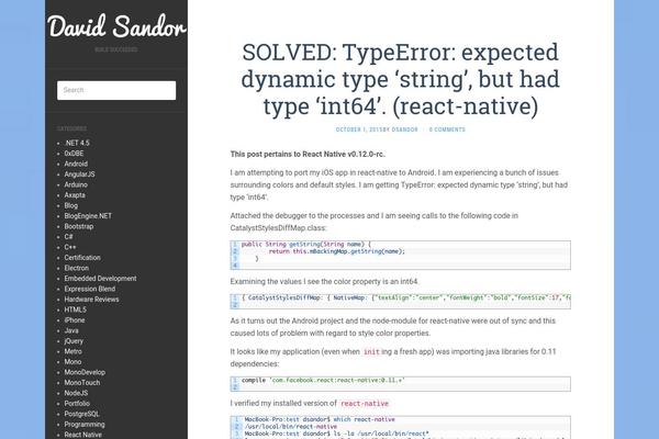 Flat theme site design template sample