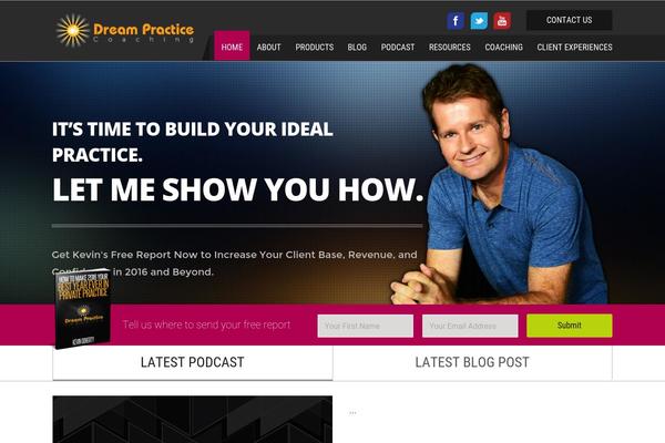 Coaching theme site design template sample