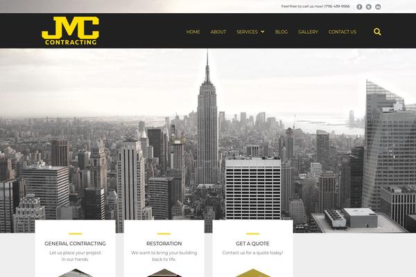 The Company theme site design template sample