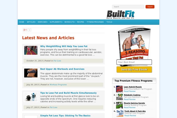 builtfit.com site used Bftheme