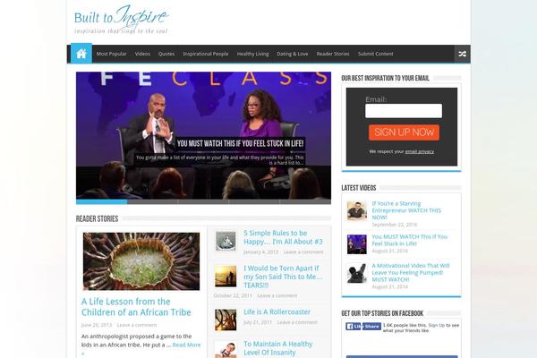 Sahifa theme site design template sample