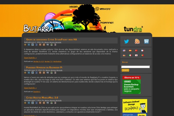 Site using Simplified Social Share plugin